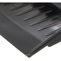 Plastic Dustpan 12" Flat Edge - Black